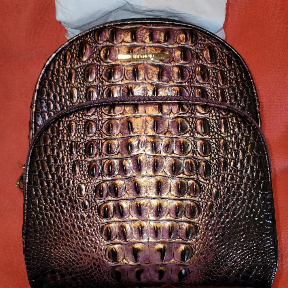 Brahmin Chelcy Back Pack in Fig Jam